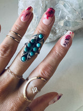 Load image into Gallery viewer, Size 5.5 Vintage Turquoise and Sterling Ring