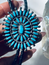 Load image into Gallery viewer, Vintage Zuni Needlepoint Bolo