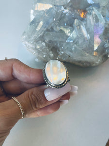 Size 7.5 Mother of Pearl Ring