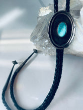 Load image into Gallery viewer, Vintage Bolo Tie Sterling and Turquoise