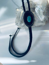 Load image into Gallery viewer, Vintage Bolo Tie Sterling and Turquoise