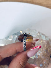 Load image into Gallery viewer, Size 9 Sterling Silver Face Ring