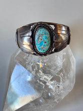 Load image into Gallery viewer, Turquoise and Sterling Silver Cuff