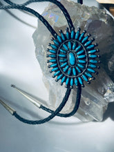 Load image into Gallery viewer, Vintage Zuni Needlepoint Bolo
