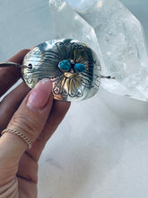 Load image into Gallery viewer, Sterling and Turquoise Hair Pin