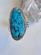 Load image into Gallery viewer, X-Large Spiderweb Turquoise Cuff