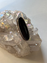 Load image into Gallery viewer, Size 10 Sterling Silver and Onyx Ring