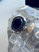 Load image into Gallery viewer, Size 9 Sterling Silver Onyx Ring