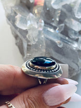 Load image into Gallery viewer, Size 9 Sterling Silver Onyx Ring
