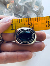 Load image into Gallery viewer, Size 9 Sterling Silver Onyx Ring