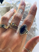 Load image into Gallery viewer, Size 8 Sterling Silver Onyx Ring