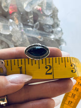 Load image into Gallery viewer, Size 8 Sterling Silver Onyx Ring