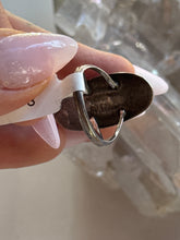 Load image into Gallery viewer, Size 8.5 Onyx Sterling Silver Ring