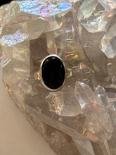 Load image into Gallery viewer, Size 8 Sterling Silver Onyx Ring