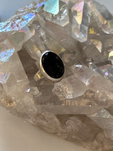 Load image into Gallery viewer, Size 8 Sterling Silver Onyx Ring