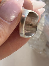 Load image into Gallery viewer, Size 8.5 Onyx Sterling Silver Ring
