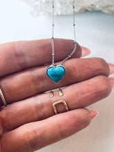 Load image into Gallery viewer, Turquoise Heart Necklace
