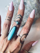 Load image into Gallery viewer, Turquoise Star Ring