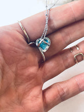 Load image into Gallery viewer, Turquoise Heart Necklace