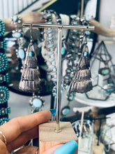 Load image into Gallery viewer, Vintage Fan Dangles