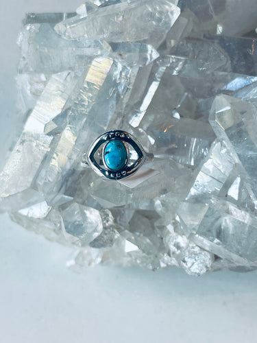 Evil Eye Turquoise Ring