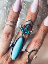 Load image into Gallery viewer, Cactus Flower Turquoise Ring