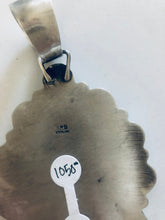 Load image into Gallery viewer, Stunning Sterling Silver and Turquoise Blossom Pendant