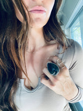 Load image into Gallery viewer, Size 7.25 Custom Sterling Silver Labradorite Ring