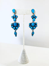 Load image into Gallery viewer, Sterling and Turquoise Dangle Earrings