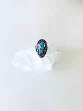 Load image into Gallery viewer, Size 5 Turquoise and Sterling Silver Ring