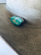 Load image into Gallery viewer, Screw Back Turquoise and Sterling Nugget