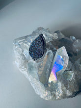 Load image into Gallery viewer, Size 6.25 Stunning Sterling Silver and Druzy Ring