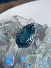 Load image into Gallery viewer, Size 7 Stunning Sterling Silver and Druzy Ring