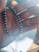 Load image into Gallery viewer, Strand of 14" 6mm Navajo Pearl Choker Strand