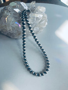 Strand of 14" 8mm Navajo Pearl Choker Strand
