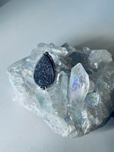 Load image into Gallery viewer, Size 6.25 Stunning Sterling Silver and Druzy Ring
