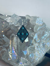 Load image into Gallery viewer, Size 4.75 Vintage Sterling Silver and Genuine Turquoise Ring