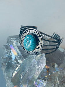 Gorgeous Turquoise and Sterling Silver Cuff