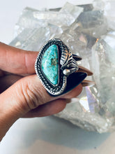 Load image into Gallery viewer, Size 9 Boho Turquoise Ring