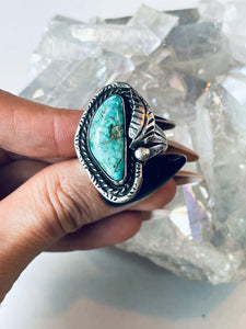 Size 9 Boho Turquoise Ring