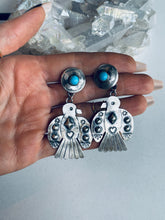 Load image into Gallery viewer, Thunderbird Turquoise Earrings