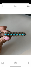 Load image into Gallery viewer, Vintage Sterling Silver and Genuine Turquoise Pin