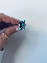 Load image into Gallery viewer, Size 6 Vintage Needlepoint Ring