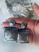 Load image into Gallery viewer, Sterling Concho Earrings