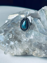 Load image into Gallery viewer, Size 5.5 Vintage Turquoise and Sterling Silver Ring