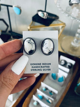 Load image into Gallery viewer, White Buffalo Nugget Studs