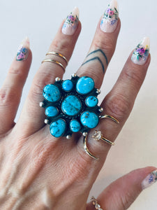 Size 8 Nugget Stone Ring