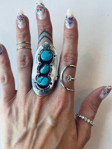 Oval Size 7.5 Shadowbox Ring