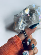 Load image into Gallery viewer, Sterling Feather Ring Adjustable