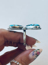 Load image into Gallery viewer, Size 8.5 Double Stone Ring